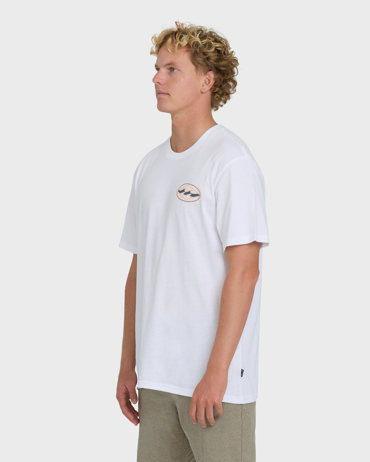 Rotor Diamond Premium Short Sleeve Graphic T-Shirt - White
